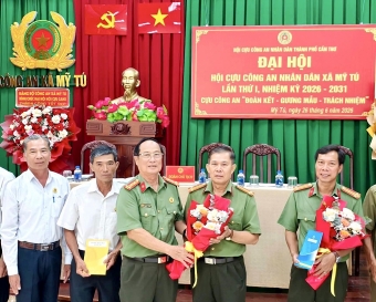 Cần Thơ: Thành lập Hội Cựu CAND xã Mỹ Tú, nhiệm kỳ 2026 - 2031