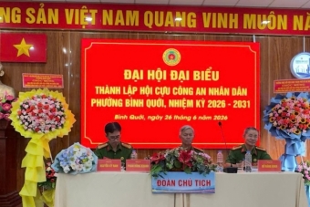TP.HCM: Thành lập Hội Cựu CAND phường Bình Quới, nhiệm kỳ 2026 - 2031
