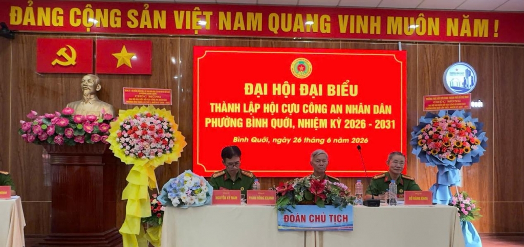 TP.HCM: Thành lập Hội Cựu CAND phường Bình Quới, nhiệm kỳ 2026 - 2031