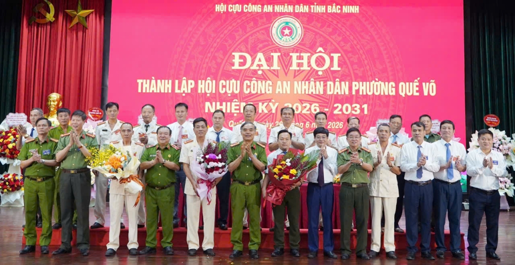 Bắc Ninh: Thành lập Hội Cựu CAND phường Quế Võ, nhiệm kỳ 2026 - 2031