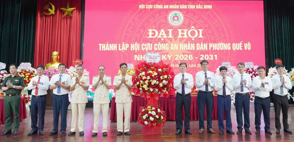 Bắc Ninh: Thành lập Hội Cựu CAND phường Quế Võ, nhiệm kỳ 2026 - 2031