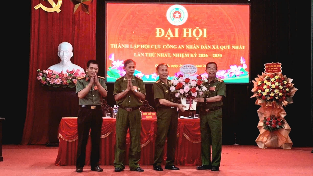 Ninh Bình: Thành lập Hội Cựu CAND xã Quỹ Nhất, nhiệm kỳ 2026 - 2030