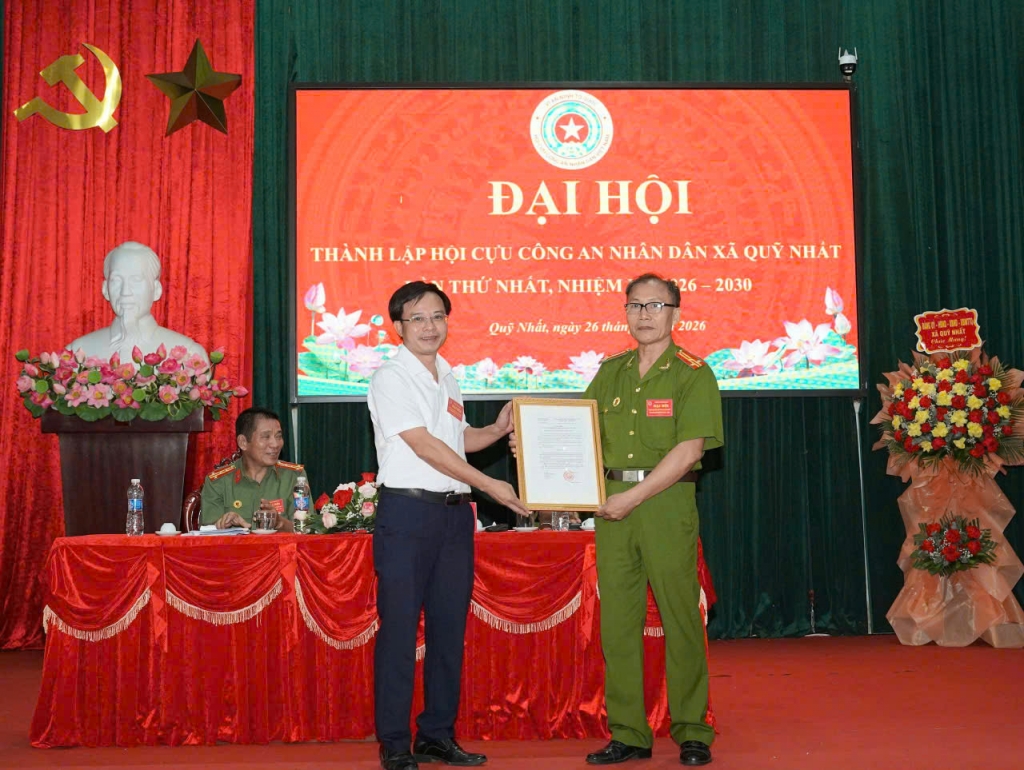 Ninh Bình: Thành lập Hội Cựu CAND xã Quỹ Nhất, nhiệm kỳ 2026 - 2030