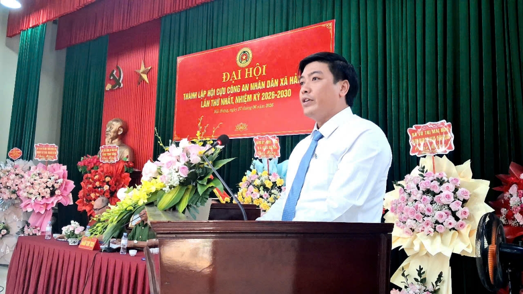 Ninh Bình: Thành lập Hội Cựu CAND xã Hải Hưng, nhiệm kỳ 2026 - 2030