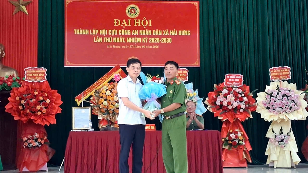 Ninh Bình: Thành lập Hội Cựu CAND xã Hải Hưng, nhiệm kỳ 2026 - 2030