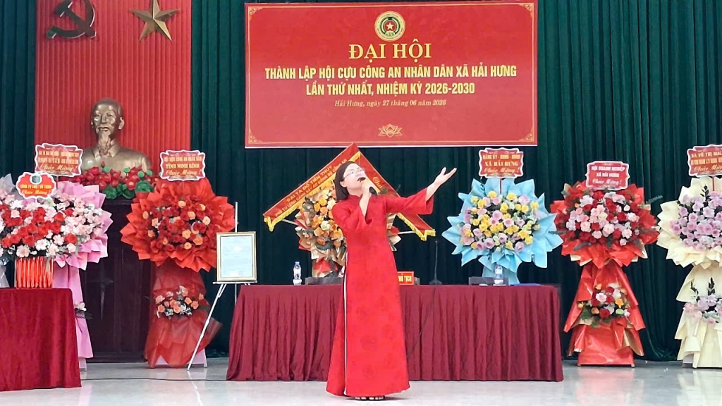 Ninh Bình: Thành lập Hội Cựu CAND xã Hải Hưng, nhiệm kỳ 2026 - 2030