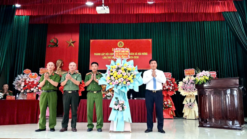 Ninh Bình: Thành lập Hội Cựu CAND xã Hải Hưng, nhiệm kỳ 2026 - 2030
