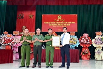 Ninh Bình: Thành lập Hội Cựu CAND xã Hải Hưng, nhiệm kỳ 2026 - 2030