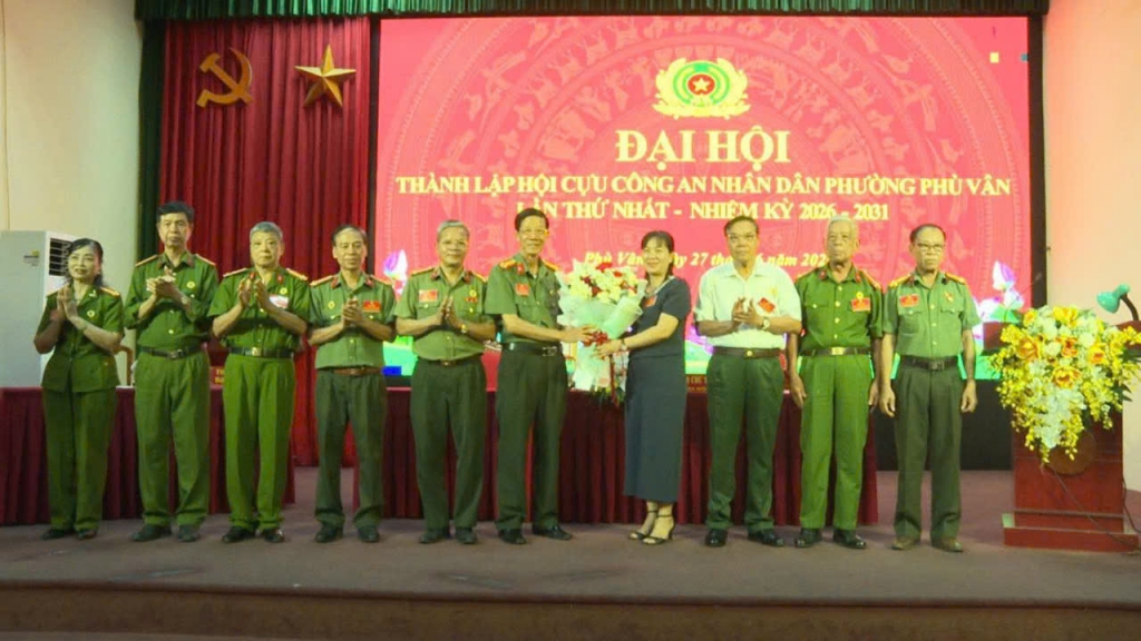 Ninh Bình: Thành lập Hội Cựu CAND phường Phù Vân, nhiệm kỳ 2026 - 2031