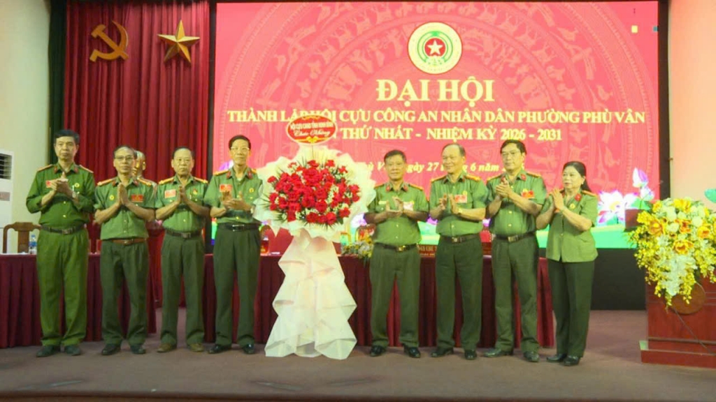Ninh Bình: Thành lập Hội Cựu CAND phường Phù Vân, nhiệm kỳ 2026 - 2031