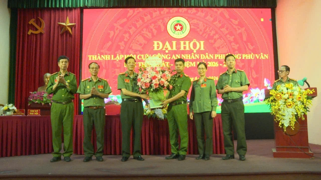 Ninh Bình: Thành lập Hội Cựu CAND phường Phù Vân, nhiệm kỳ 2026 - 2031