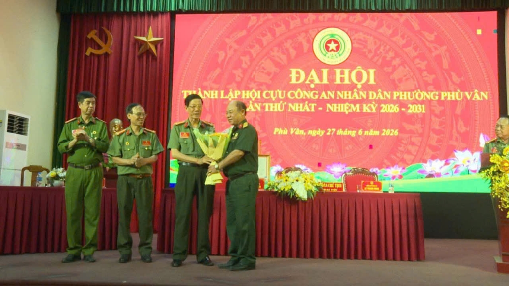 Ninh Bình: Thành lập Hội Cựu CAND phường Phù Vân, nhiệm kỳ 2026 - 2031