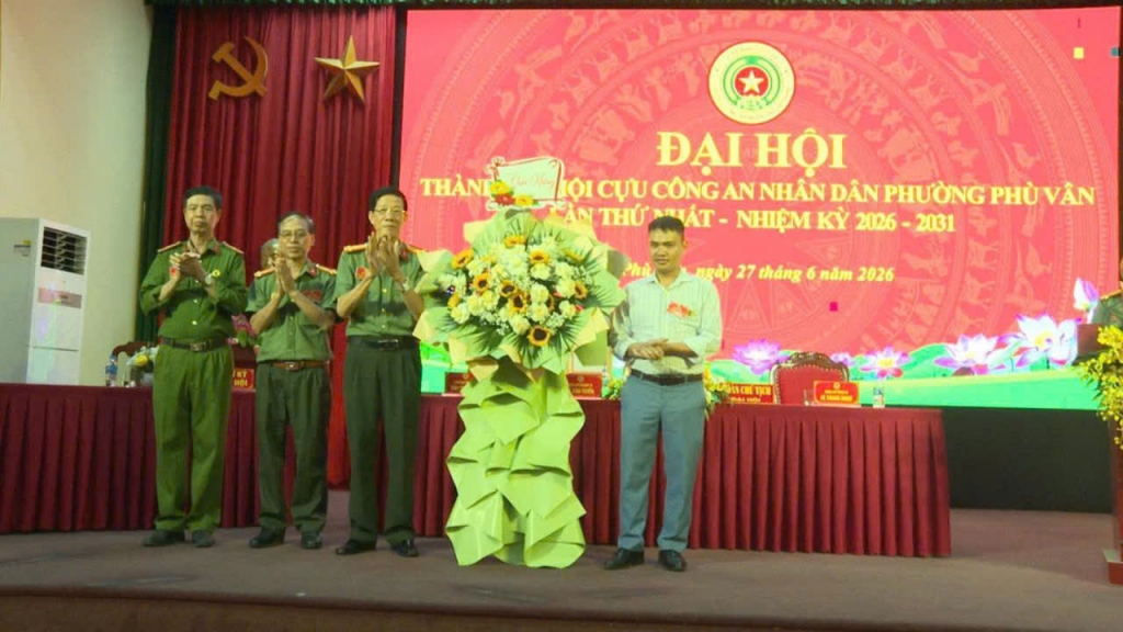 Ninh Bình: Thành lập Hội Cựu CAND phường Phù Vân, nhiệm kỳ 2026 - 2031