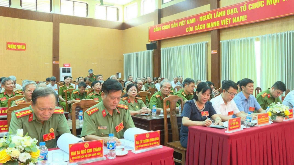Ninh Bình: Thành lập Hội Cựu CAND phường Phù Vân, nhiệm kỳ 2026 - 2031