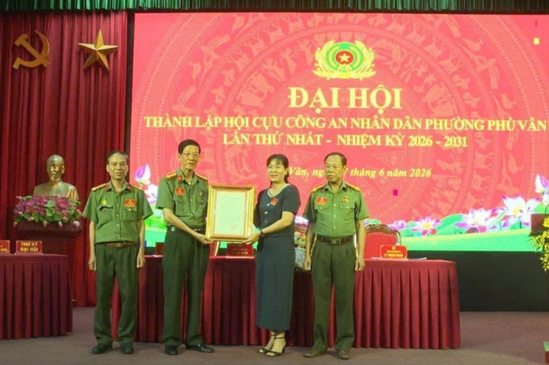 Ninh Bình: Thành lập Hội Cựu CAND phường Phù Vân, nhiệm kỳ 2026 - 2031