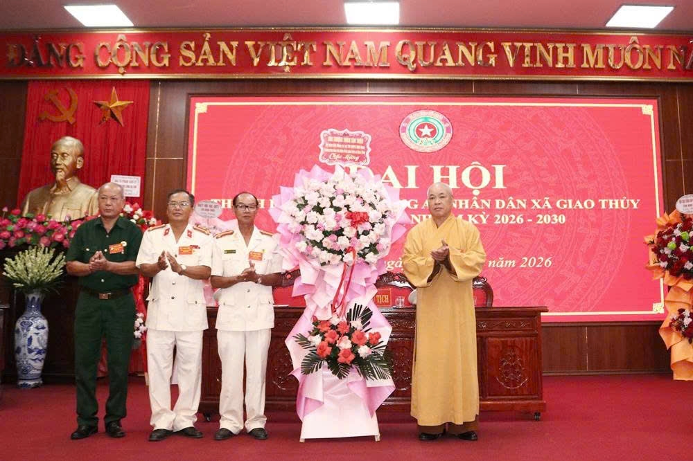 Ninh Bình: Thành lập Hội Cựu CAND xã Giao Thủy, nhiệm kỳ 2026 - 2030