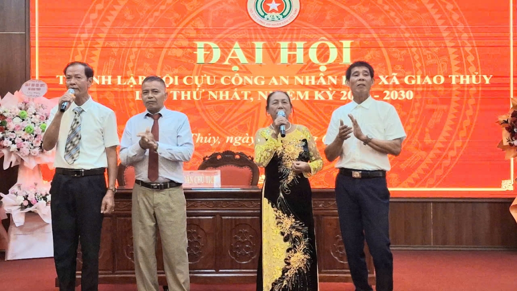 Ninh Bình: Thành lập Hội Cựu CAND xã Giao Thủy, nhiệm kỳ 2026 - 2030