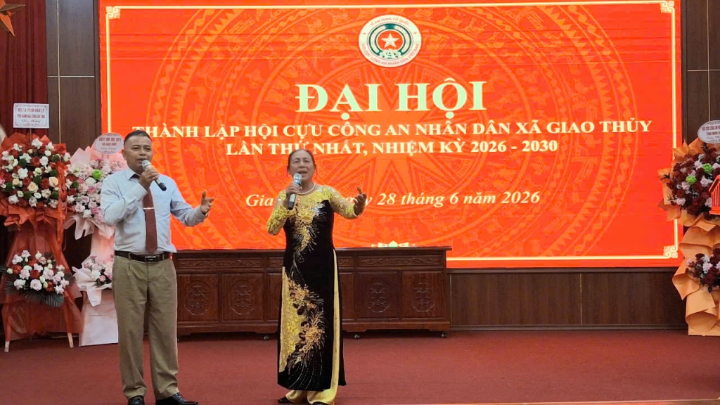 Ninh Bình: Thành lập Hội Cựu CAND xã Giao Thủy, nhiệm kỳ 2026 - 2030