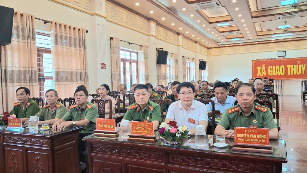 Ninh Bình: Thành lập Hội Cựu CAND xã Giao Thủy, nhiệm kỳ 2026 - 2030