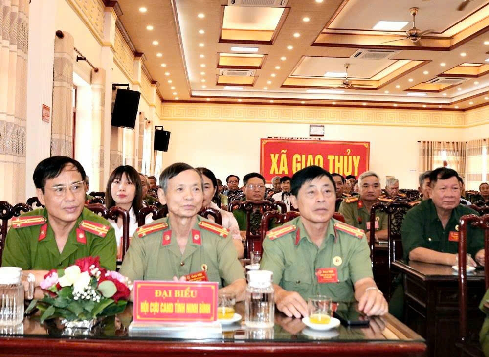 Ninh Bình: Thành lập Hội Cựu CAND xã Giao Thủy, nhiệm kỳ 2026 - 2030