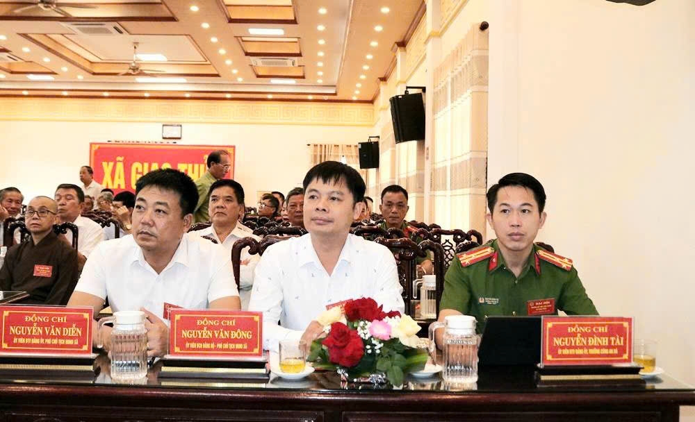 Ninh Bình: Thành lập Hội Cựu CAND xã Giao Thủy, nhiệm kỳ 2026 - 2030