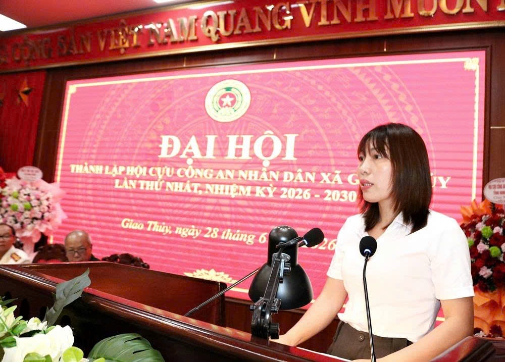 Ninh Bình: Thành lập Hội Cựu CAND xã Giao Thủy, nhiệm kỳ 2026 - 2030