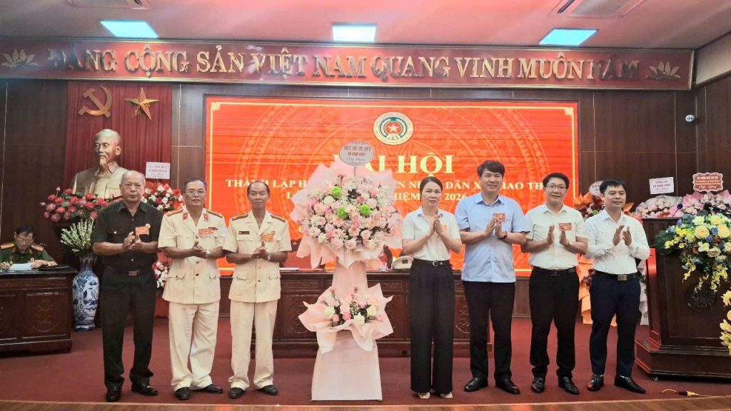 Ninh Bình: Thành lập Hội Cựu CAND xã Giao Thủy, nhiệm kỳ 2026 - 2030