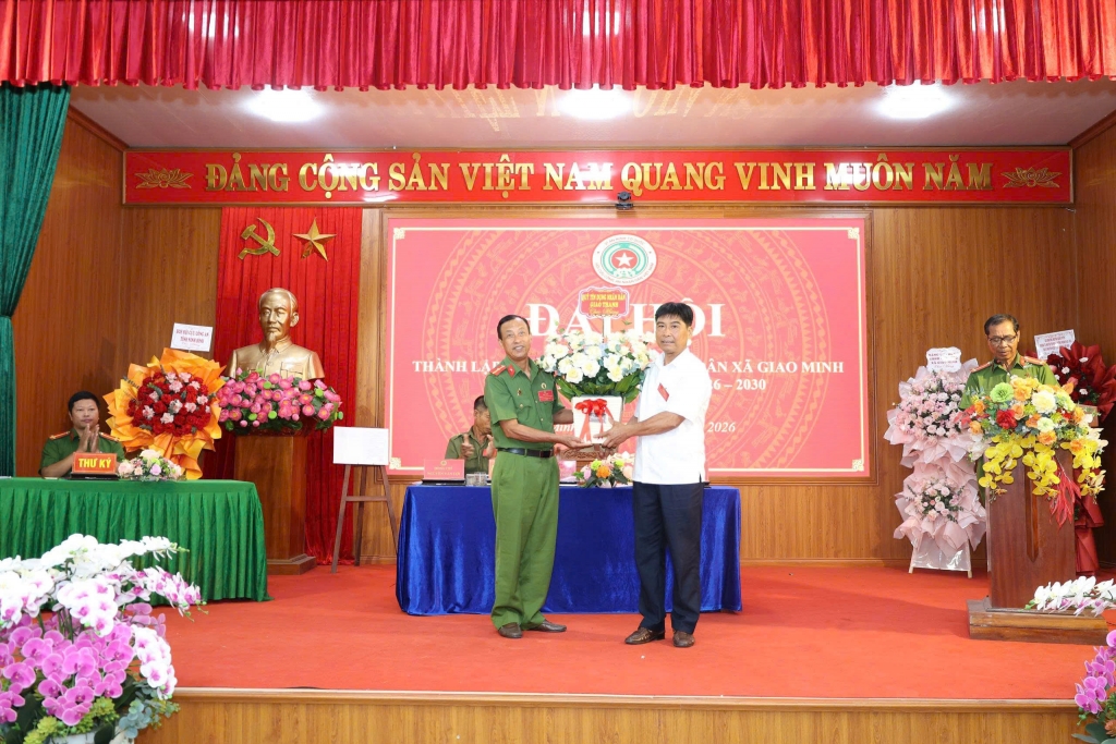 Ninh Bình: Thành lập Hội Cựu CAND xã Giao Minh, nhiệm kỳ 2026 - 2030