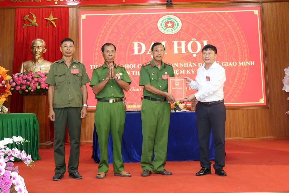 Ninh Bình: Thành lập Hội Cựu CAND xã Giao Minh, nhiệm kỳ 2026 - 2030