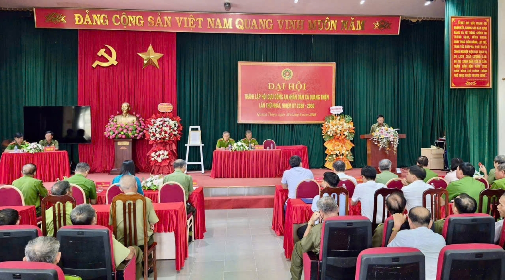 Ninh Bình: Thành lập Hội Cựu CAND xã Quang Thiện, nhiệm kỳ 2026 - 2030