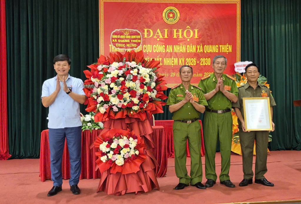Ninh Bình: Thành lập Hội Cựu CAND xã Quang Thiện, nhiệm kỳ 2026 - 2030