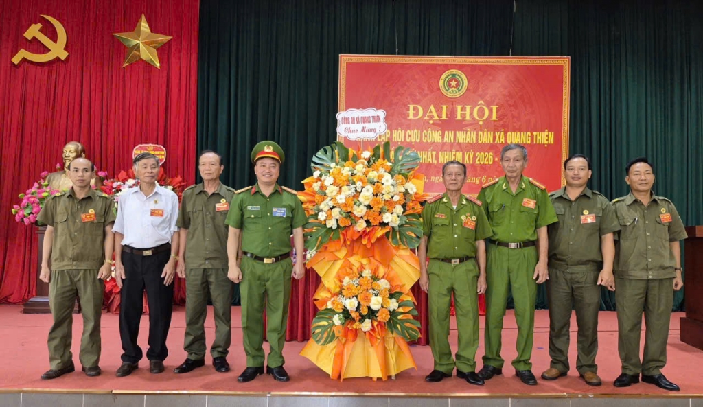 Ninh Bình: Thành lập Hội Cựu CAND xã Quang Thiện, nhiệm kỳ 2026 - 2030