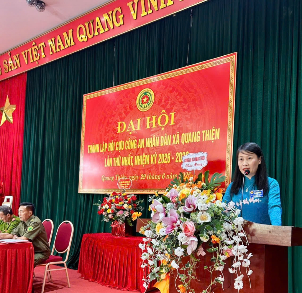 Ninh Bình: Thành lập Hội Cựu CAND xã Quang Thiện, nhiệm kỳ 2026 - 2030