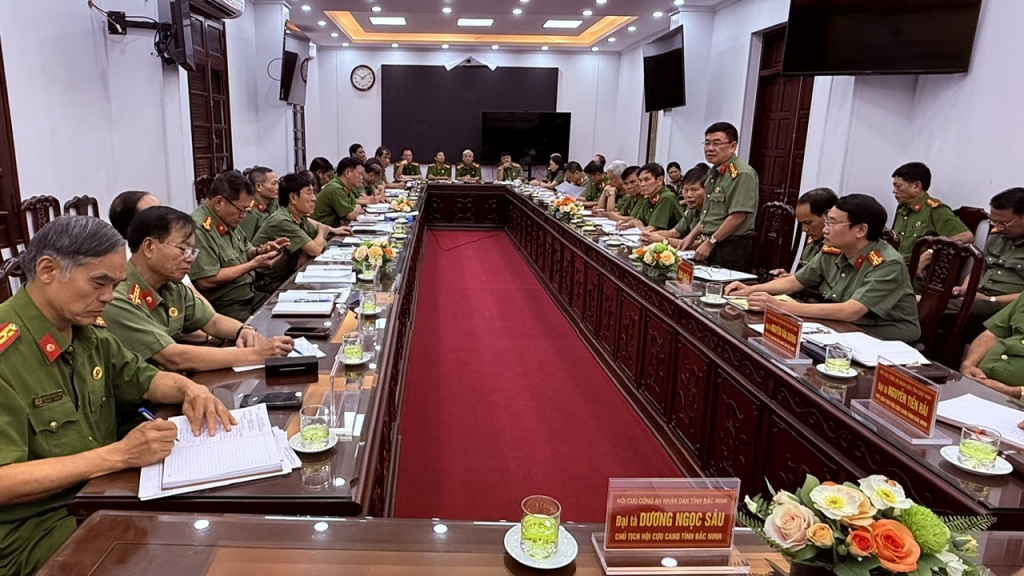 Hội Cựu CAND tỉnh Bắc Ninh sơ kết công tác 6 tháng đầu năm 2026