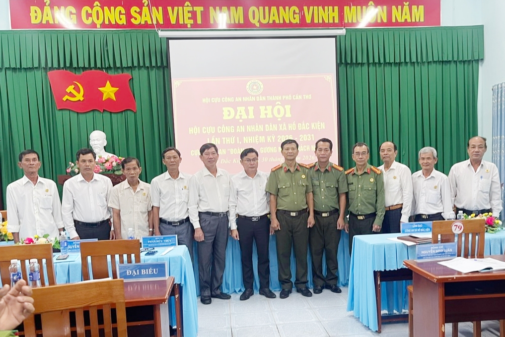 Cần Thơ: Thành lập Hội Cựu CAND xã Hồ Đắc Kiện, nhiệm kỳ 2026 - 2031