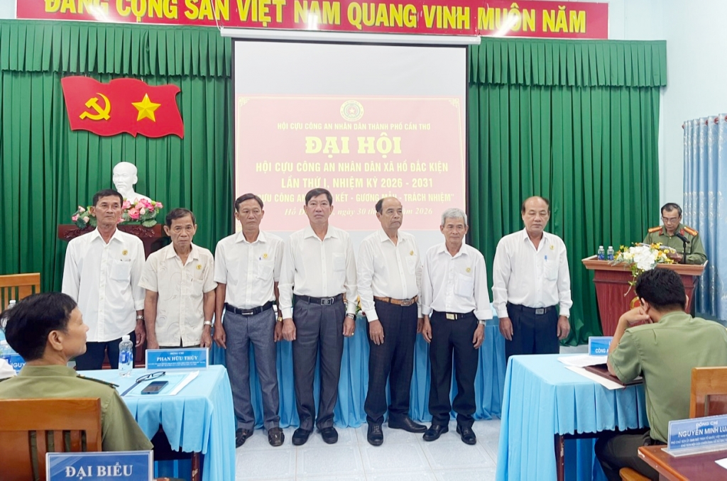 Cần Thơ: Thành lập Hội Cựu CAND xã Hồ Đắc Kiện, nhiệm kỳ 2026 - 2031