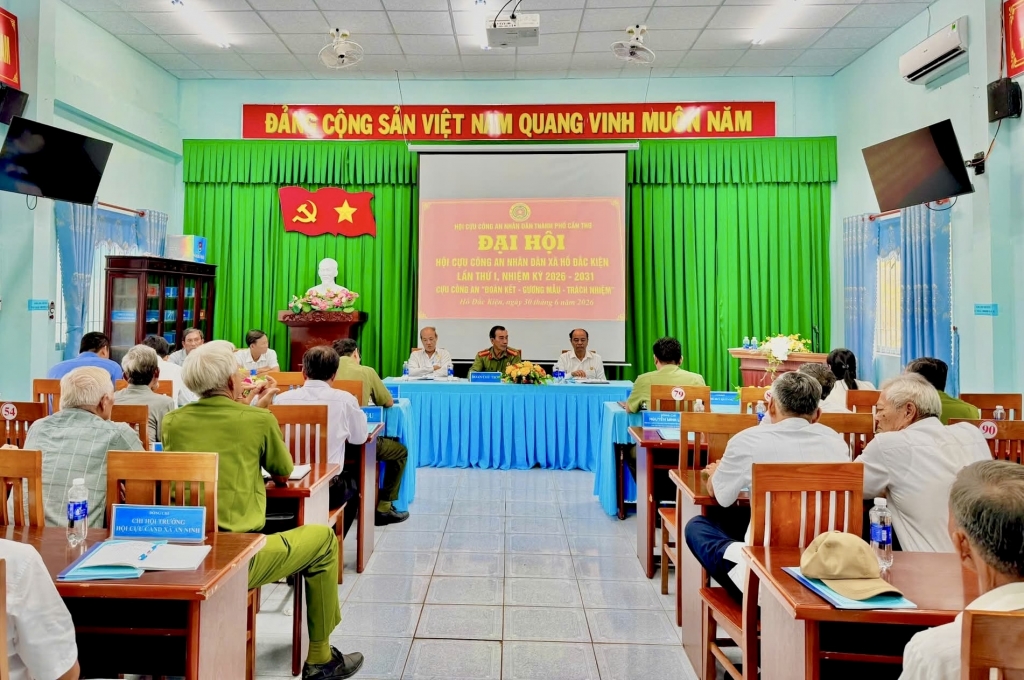 Cần Thơ: Thành lập Hội Cựu CAND xã Hồ Đắc Kiện, nhiệm kỳ 2026 - 2031