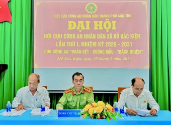 Cần Thơ: Thành lập Hội Cựu CAND xã Hồ Đắc Kiện, nhiệm kỳ 2026 - 2031
