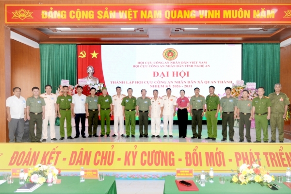 Nghệ An: Thành lập Hội Cựu CAND xã Quan Thành, nhiệm kỳ 2026 - 2031