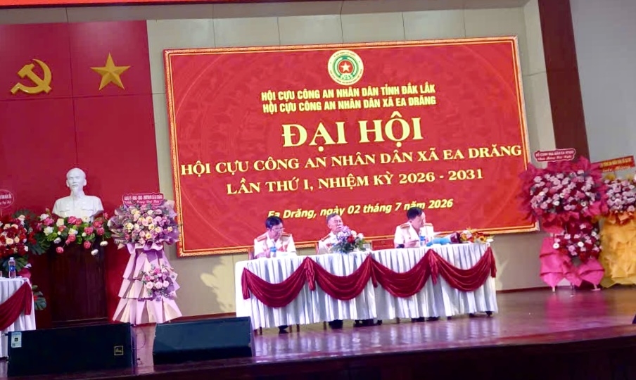 Đắk Lắk: Thành lập Hội Cựu CAND xã Ea Đrăng, nhiệm kỳ 2026 - 2031