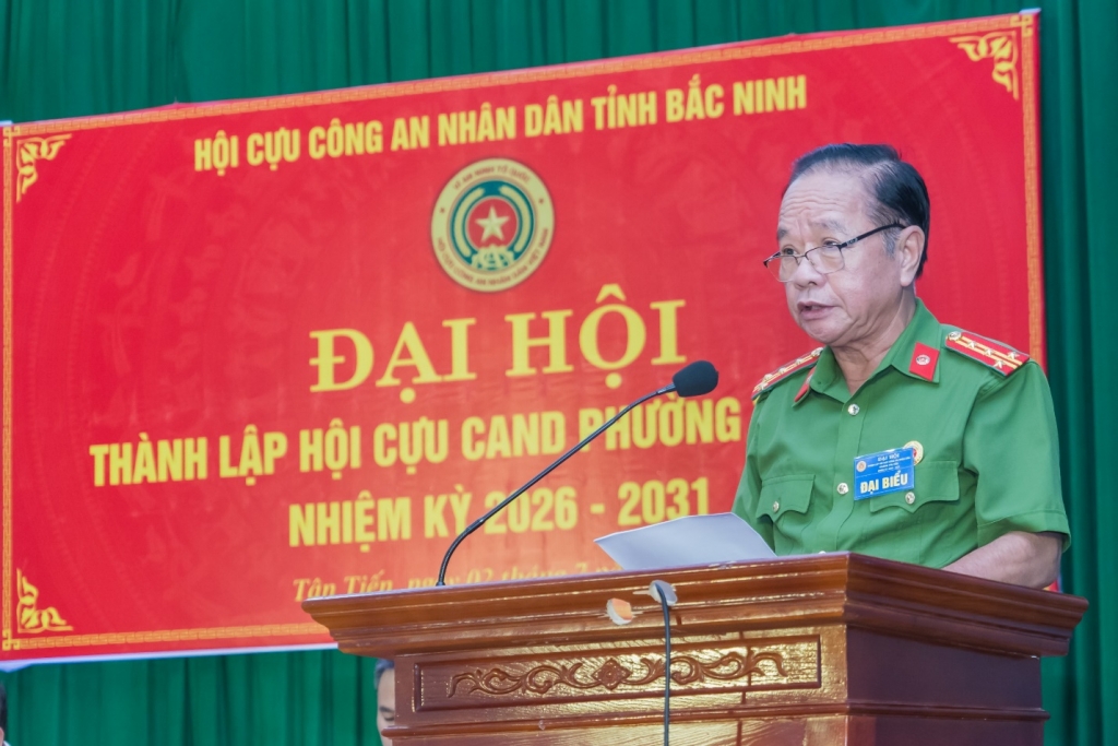Bắc Ninh: Thành lập Hội Cựu CAND phường Tân Tiến, nhiệm kỳ 2026 - 2031
