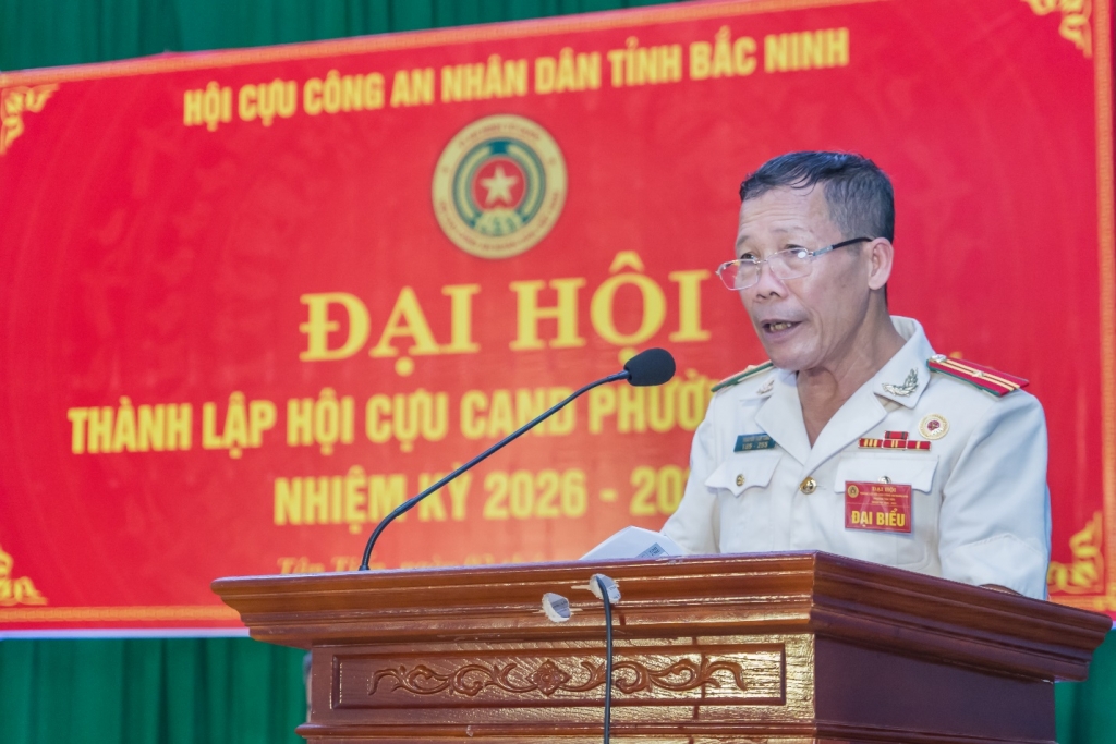 Bắc Ninh: Thành lập Hội Cựu CAND phường Tân Tiến, nhiệm kỳ 2026 - 2031