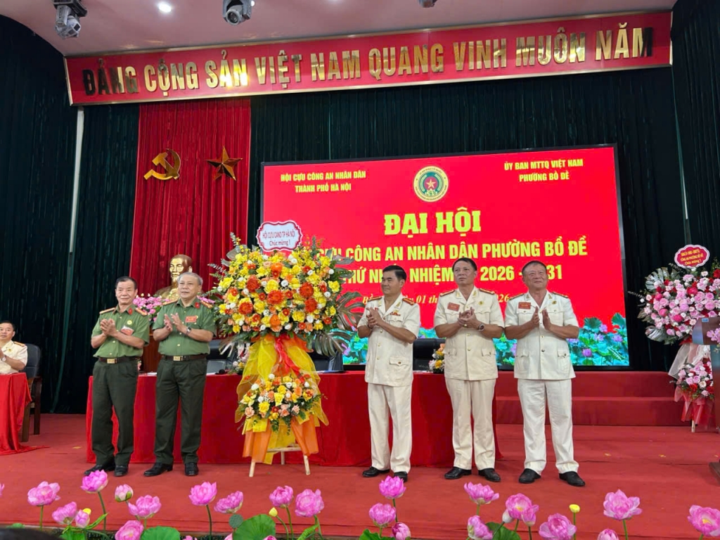 Hà Nội: Thành lập Hội Cựu CAND phường Bồ Đề, nhiệm kỳ 2026 - 2031