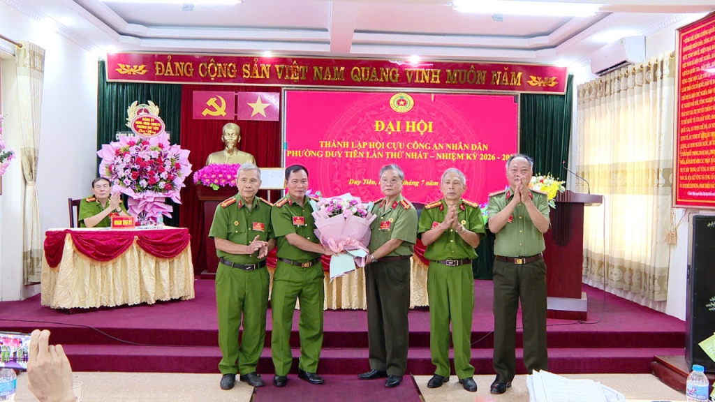 Ninh Bình: Thành lập Hội Cựu CAND phường Duy Tiên, nhiệm kỳ 2026 - 2030