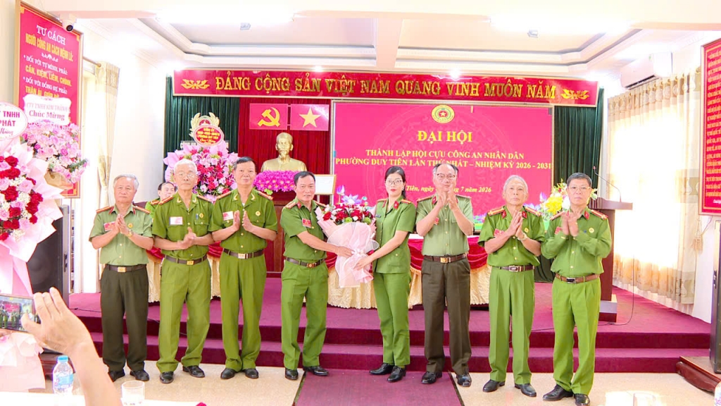 Ninh Bình: Thành lập Hội Cựu CAND phường Duy Tiên, nhiệm kỳ 2026 - 2030