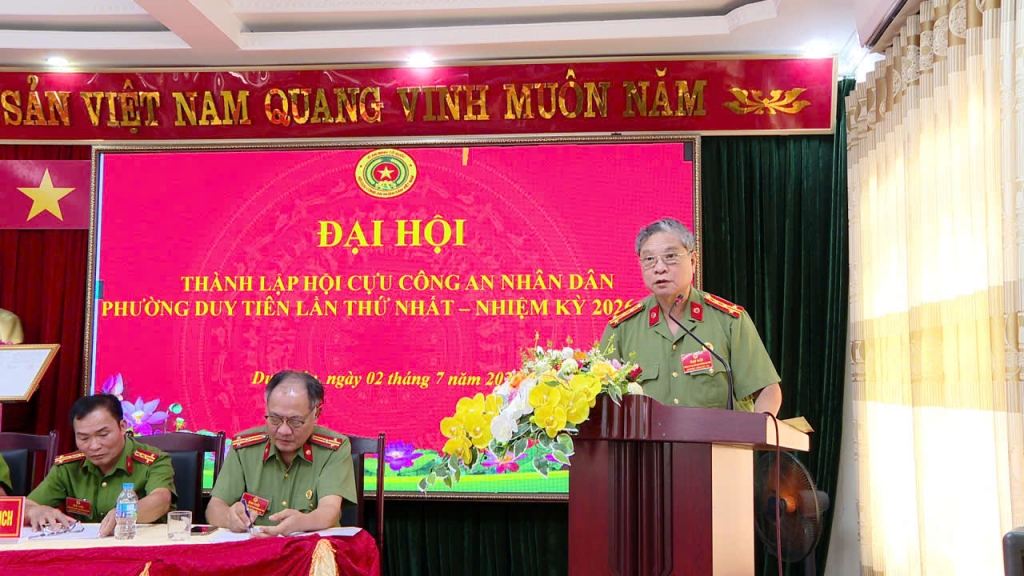 Ninh Bình: Thành lập Hội Cựu CAND phường Duy Tiên, nhiệm kỳ 2026 - 2030