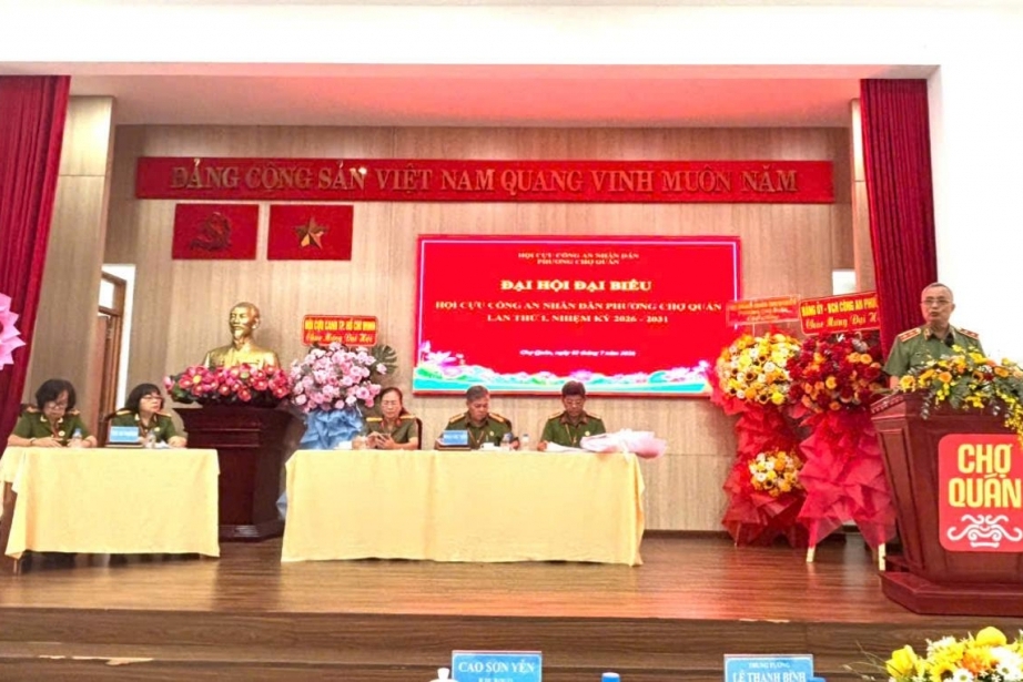 TP.HCM: Thành lập Hội Cựu CAND phường Chợ Quán, nhiệm kỳ 2026 - 2031