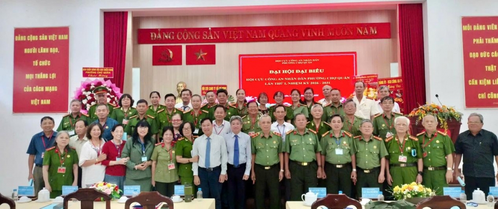 TP.HCM: Thành lập Hội Cựu CAND phường Chợ Quán, nhiệm kỳ 2026 - 2031
