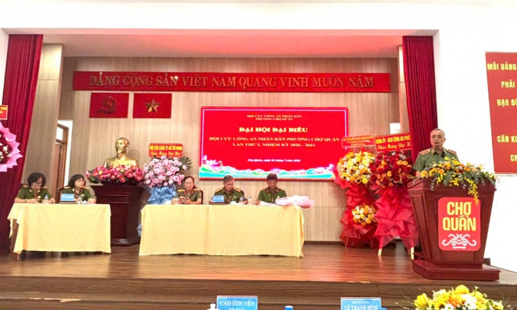 TP.HCM: Thành lập Hội Cựu CAND phường Chợ Quán, nhiệm kỳ 2026 - 2031