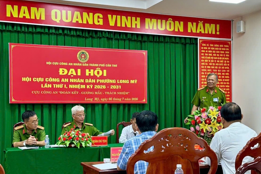 Cần Thơ: Thành lập Hội Cựu CAND phường Long Mỹ, nhiệm kỳ 2026 - 2031